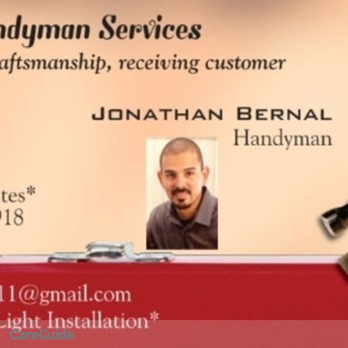 Handyman Provider Jonathan Bernal's Profile Picture