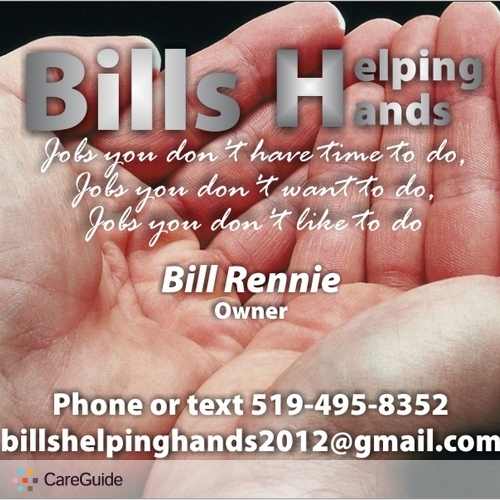 Handyman Provider Bill Rennie's Profile Picture