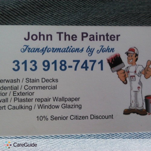 Painter Provider John R's Profile Picture