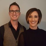 Happy, responsible couple ready to meet your needs.