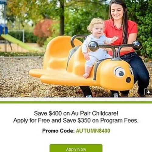Child Care Provider AUPAIRCARE can help you with Childcare. Apply for FREE today with September promotion!'s Profile Picture