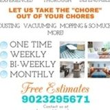 professional cleaning team of 2 available for cottage,Airbnb, 16 years experience in regular cleaning and so much more