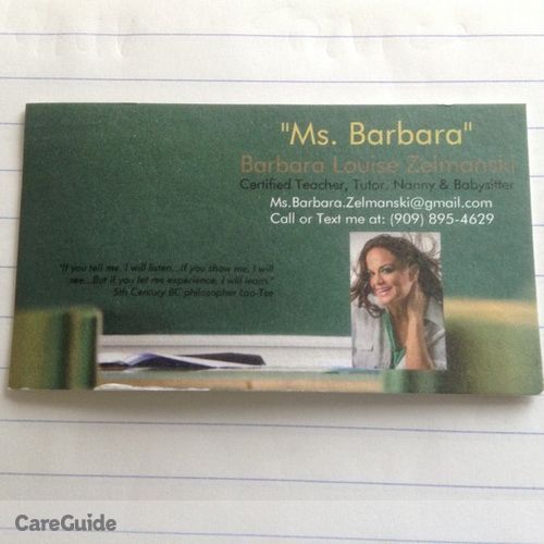 Child Care Provider Ms. B's Profile Picture
