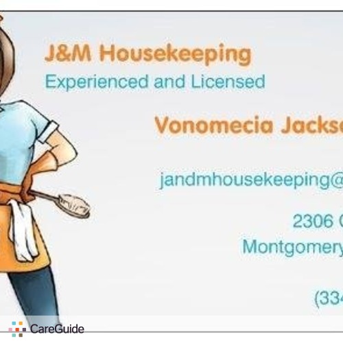 Housekeeper Provider Vonomecia A's Profile Picture