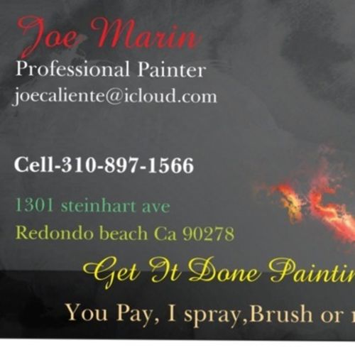 Painter Provider Joe M's Profile Picture