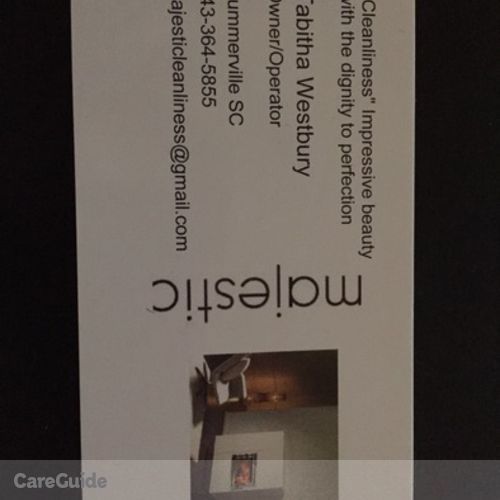 Housekeeper Provider Tabitha W's Profile Picture
