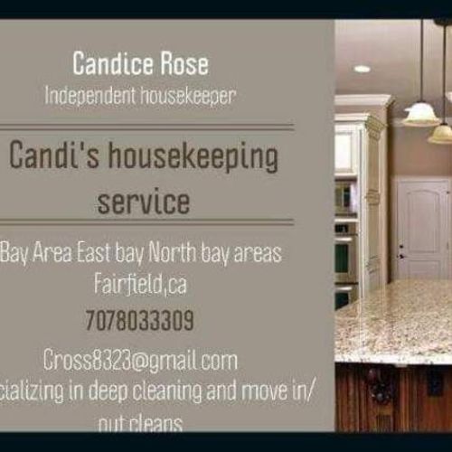 Housekeeper Provider Candice R's Profile Picture