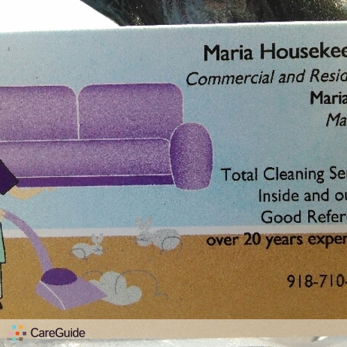 Housekeeper Provider Maria V's Profile Picture