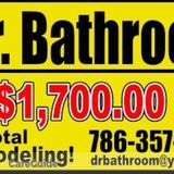 drbathroom, FLAT FEE Full Bathroom Remodeling $1,700.00