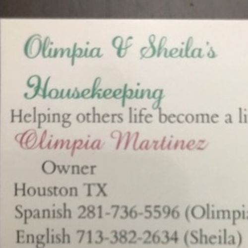 Housekeeper Provider Sheila Ortez's Profile Picture