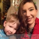 Caring sitter with 3 year old