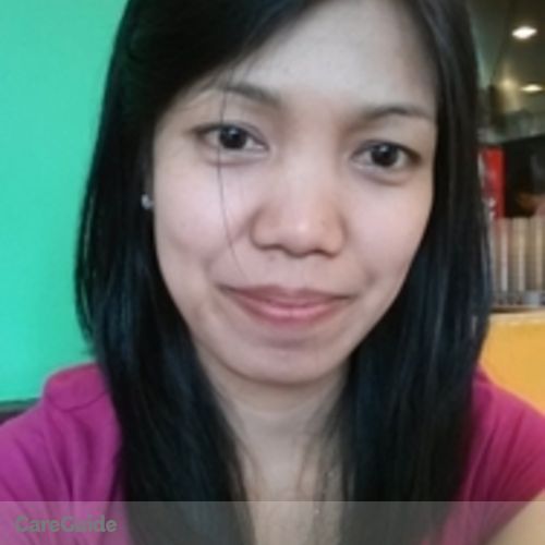 Canadian Nanny Provider Efrelyn E's Profile Picture