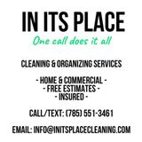 High Quality & Insured Cleaning & Organizing Services for Lawrence and Surrounding Community