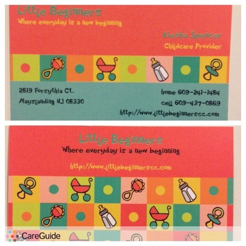 Child Care Provider Kiesha S's Profile Picture