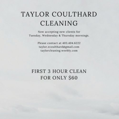 Housekeeper Provider Taylor Coulthard's Profile Picture
