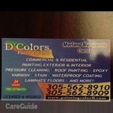 D'colors painting inc lic & insurance