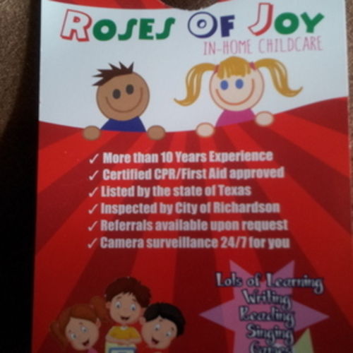 Child Care Provider Rosemary M's Profile Picture