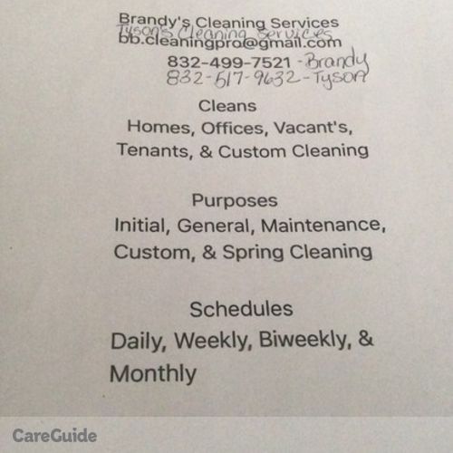 Housekeeper Provider Brandy Braxton's Profile Picture