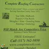 Have a hole in your roof? Need a whole new roof? Call CRC roofing for a free estimate today!