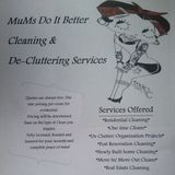 Mums Do It Better Cleaning & De-Cluttering services is here to help YOU