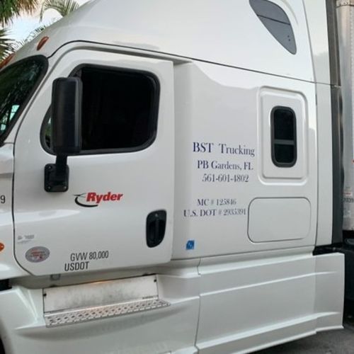 Owner Of Bst Trucking Llc We Are Based Out Of Palm Beach Gardens