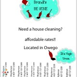 Available Immediately- Brandi's Be Gone Cleaning