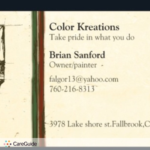Painter Provider Brian S's Profile Picture