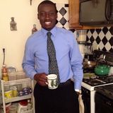 Young man with a bright future determined to meet your needs.