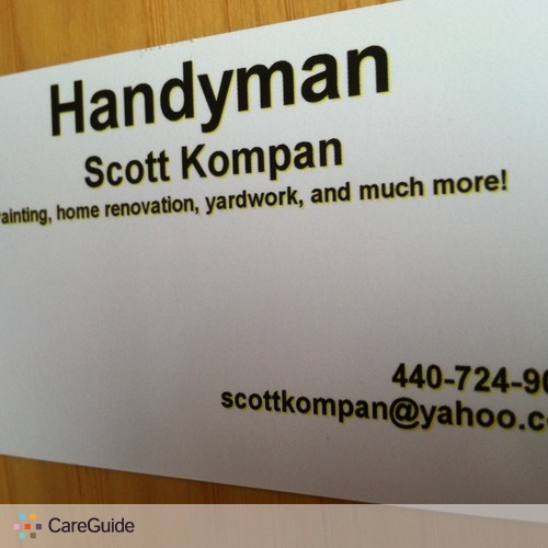 Handyman Provider Scott Kompan's Profile Picture
