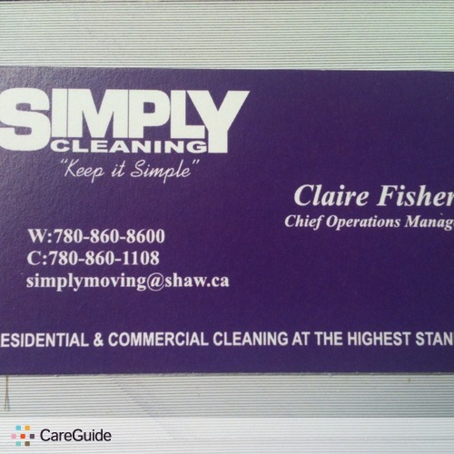 Housekeeper Provider Claire F's Profile Picture