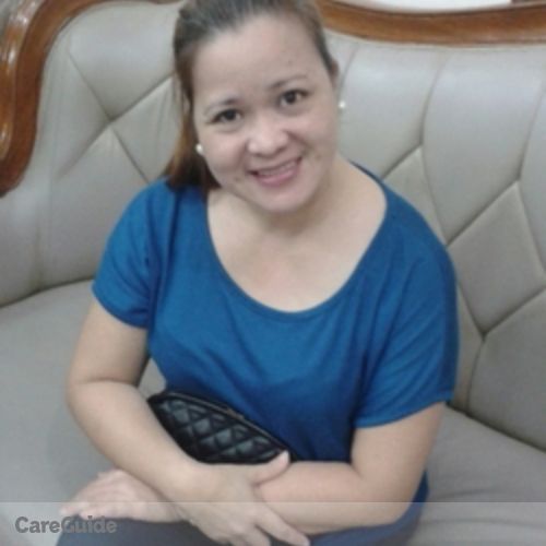 Canadian Nanny Provider Donnabel Penilla's Profile Picture