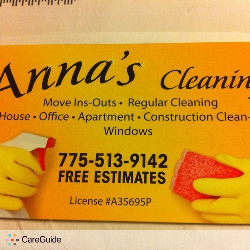 Housekeeper Provider Anna J's Profile Picture