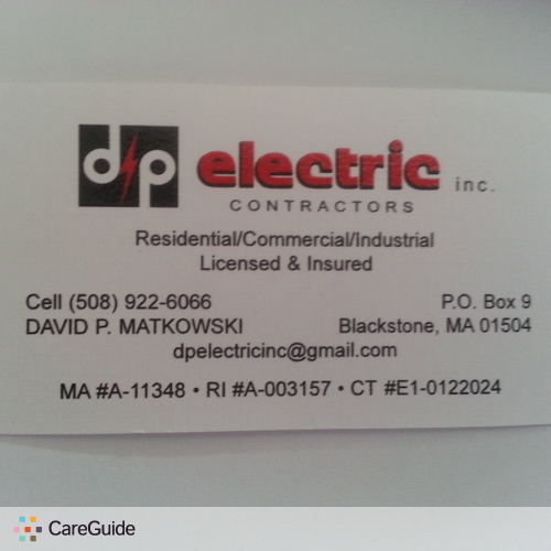 Electrician Provider D P Electric Inc's Profile Picture
