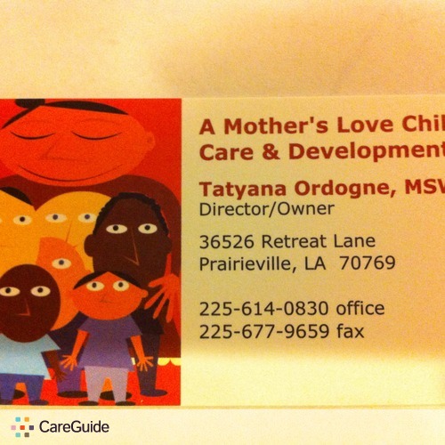 Child Care Provider Tatyana Williams's Profile Picture