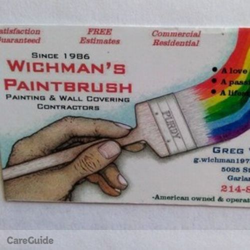 Painter Provider Greg W's Profile Picture