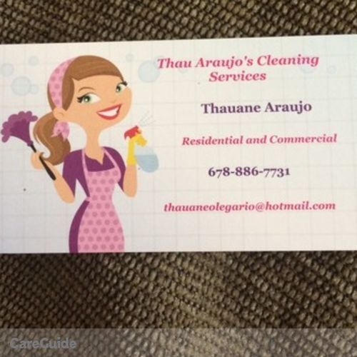Housekeeper Provider Thauane Araujo's Profile Picture