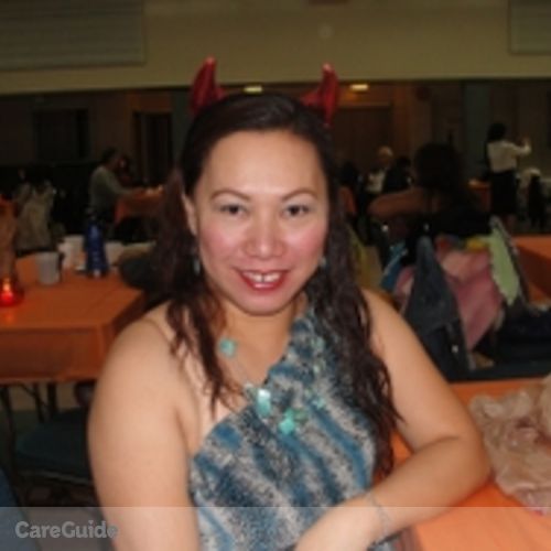 Canadian Nanny Provider Marlyn F's Profile Picture