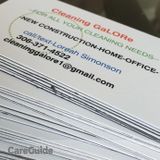Home, new construction and office cleaning