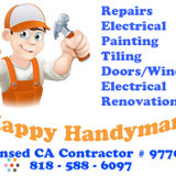 The Happy Handyman! Remodeling & Repairs! CA Licensed (Greater L.A. Area.)