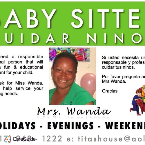 Child Care Provider Wanda M's Profile Picture