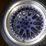 Custom painted rims