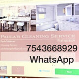 Paula cleaning