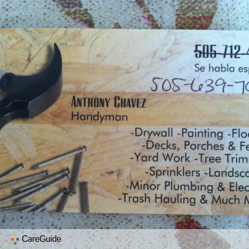 Handyman Provider Anthony C's Profile Picture