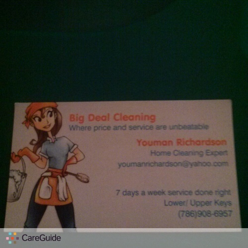 Housekeeper Provider Youman R's Profile Picture