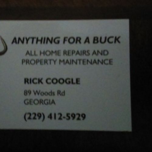 Handyman Provider Ricky Coogle's Profile Picture