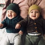 Happy twins looking for a nanny.