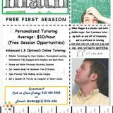 Personalized Math Tutoring Avg: $10/hr (Free Session Opportunities)