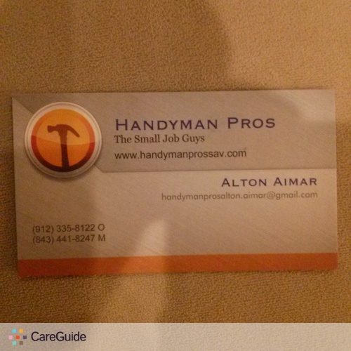 Handyman Provider Alton A's Profile Picture