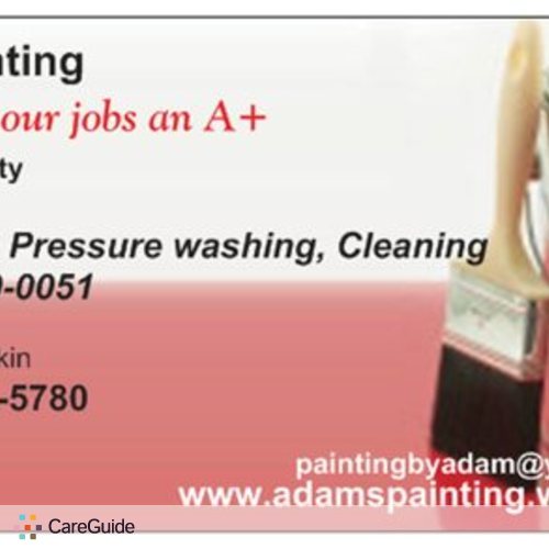 Painter Provider Adam B's Profile Picture