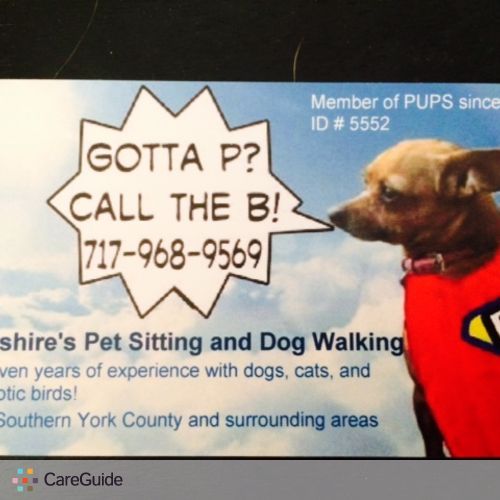 Pet Care Provider Joy B's Profile Picture